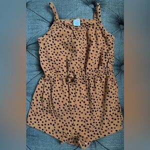 Old Navy Baby/Toddler Leopard Print Romper 12-18 months